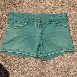 Seven7 distressed jean shorts